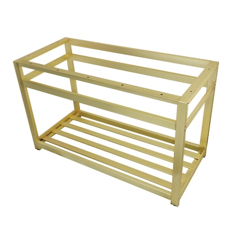 Fauceture VSP4922A7 49-Inch x 22-Inch Steel Console Sink Base, Brushed Brass VSP4922A7